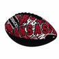 University of Arkansas Mini Abstract Size Rubber Footballl