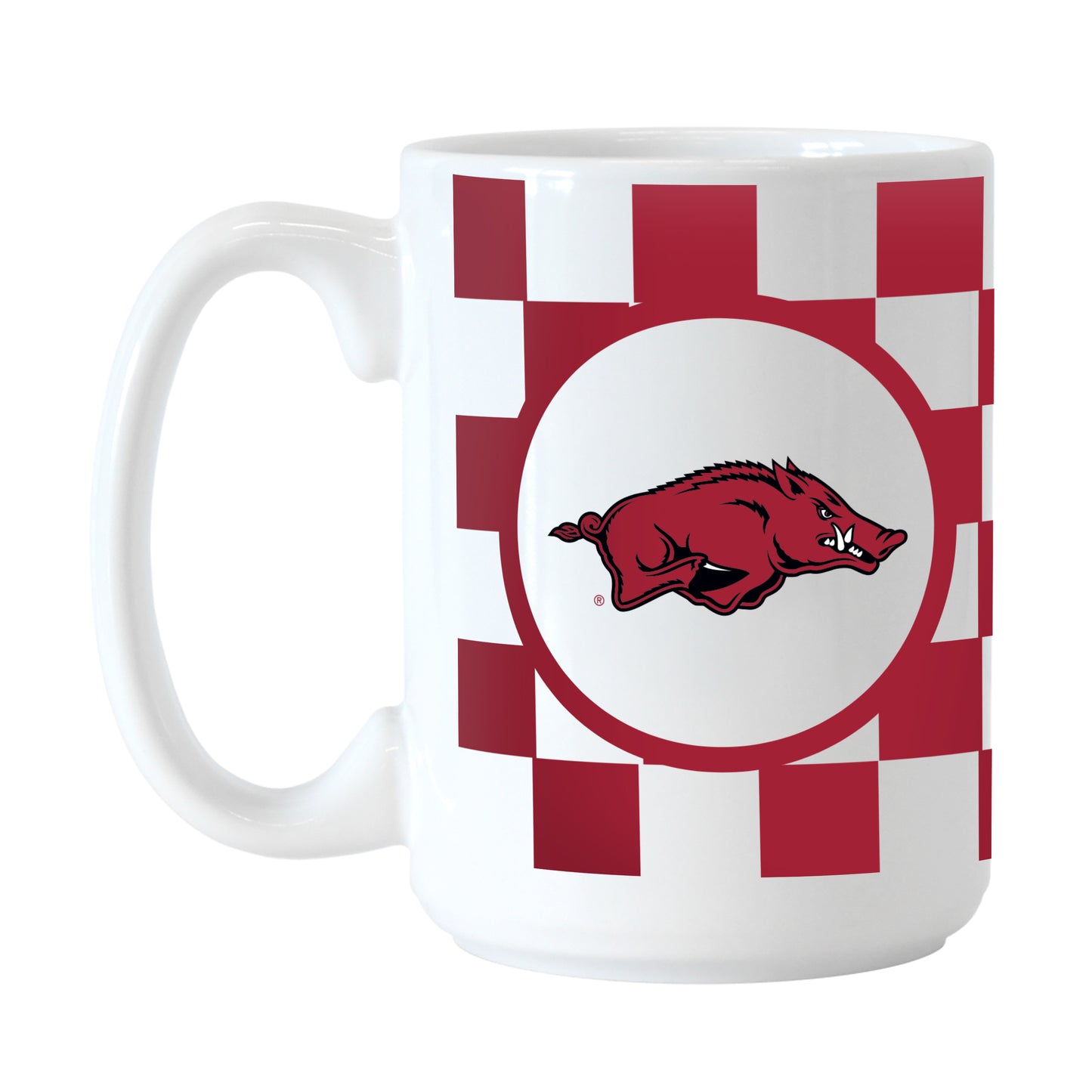 Arkansas 15oz Checkerboard Sublimated Mug