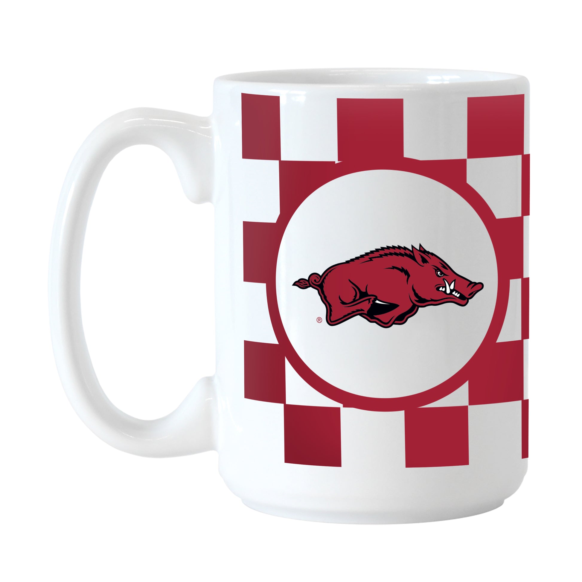 Arkansas 15oz Checkerboard Sublimated Mug