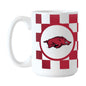 Arkansas 15oz Checkerboard Sublimated Mug