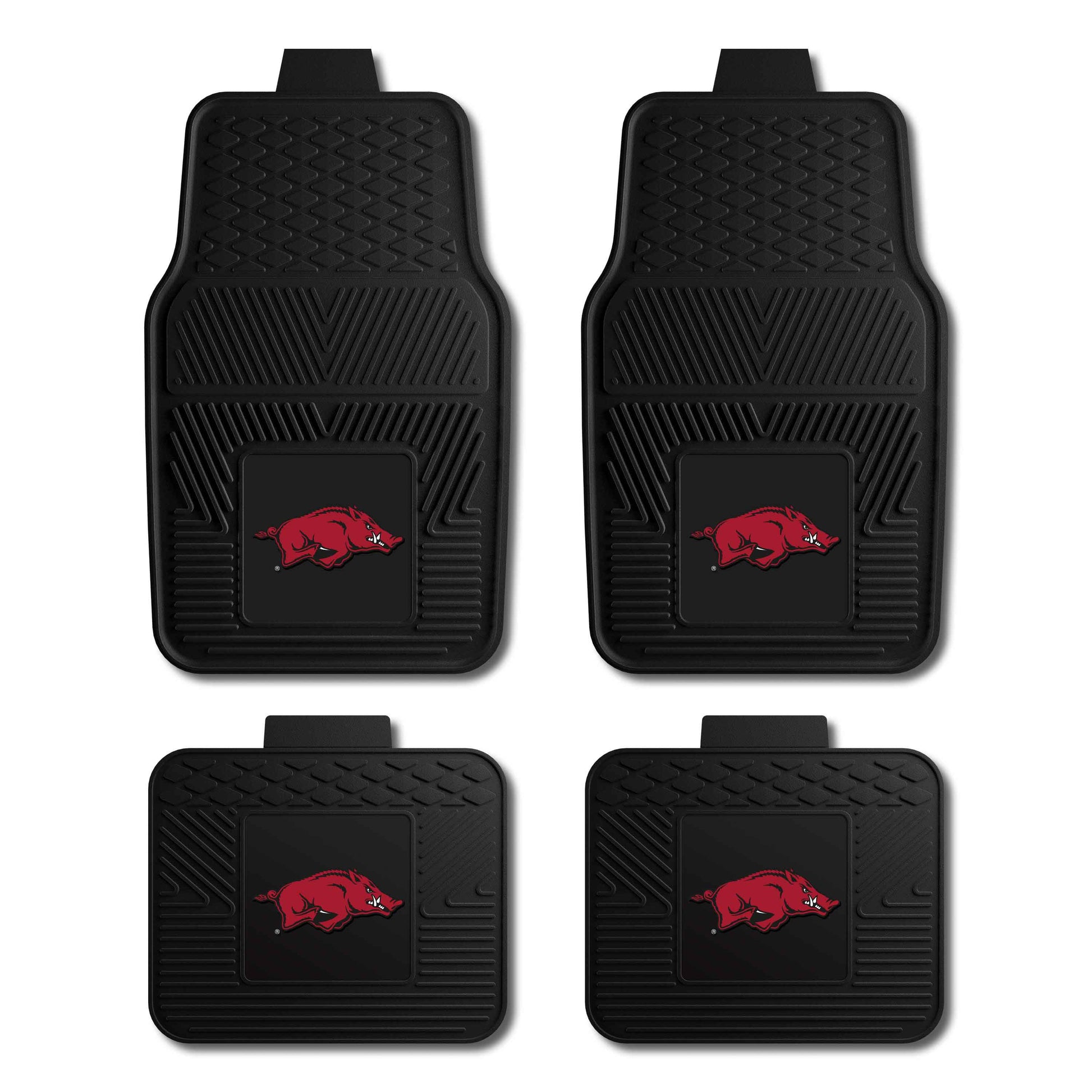 University of Arkansas 4-pc Vinyl Car Mat Set