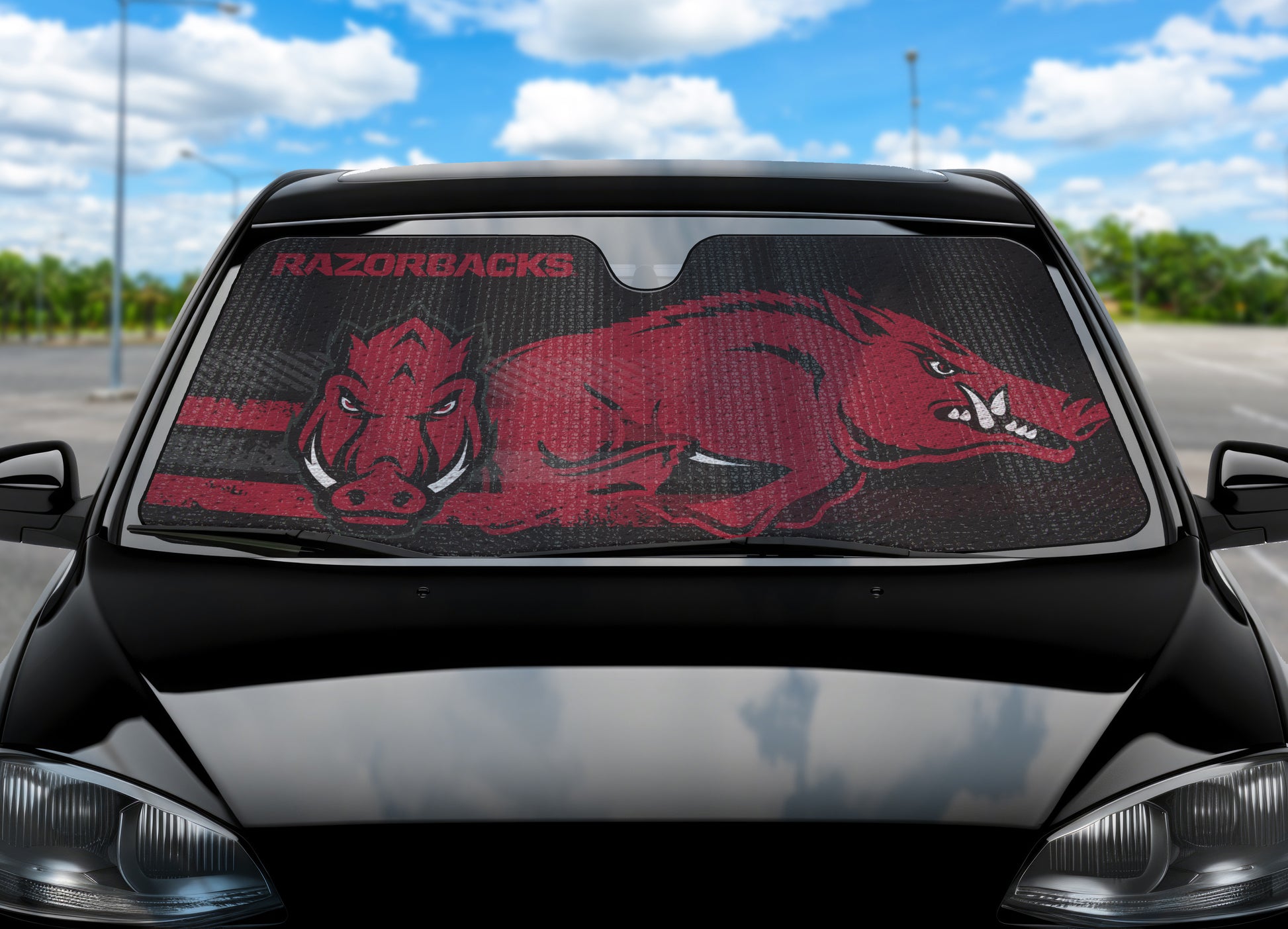 University of Arkansas Auto Shade