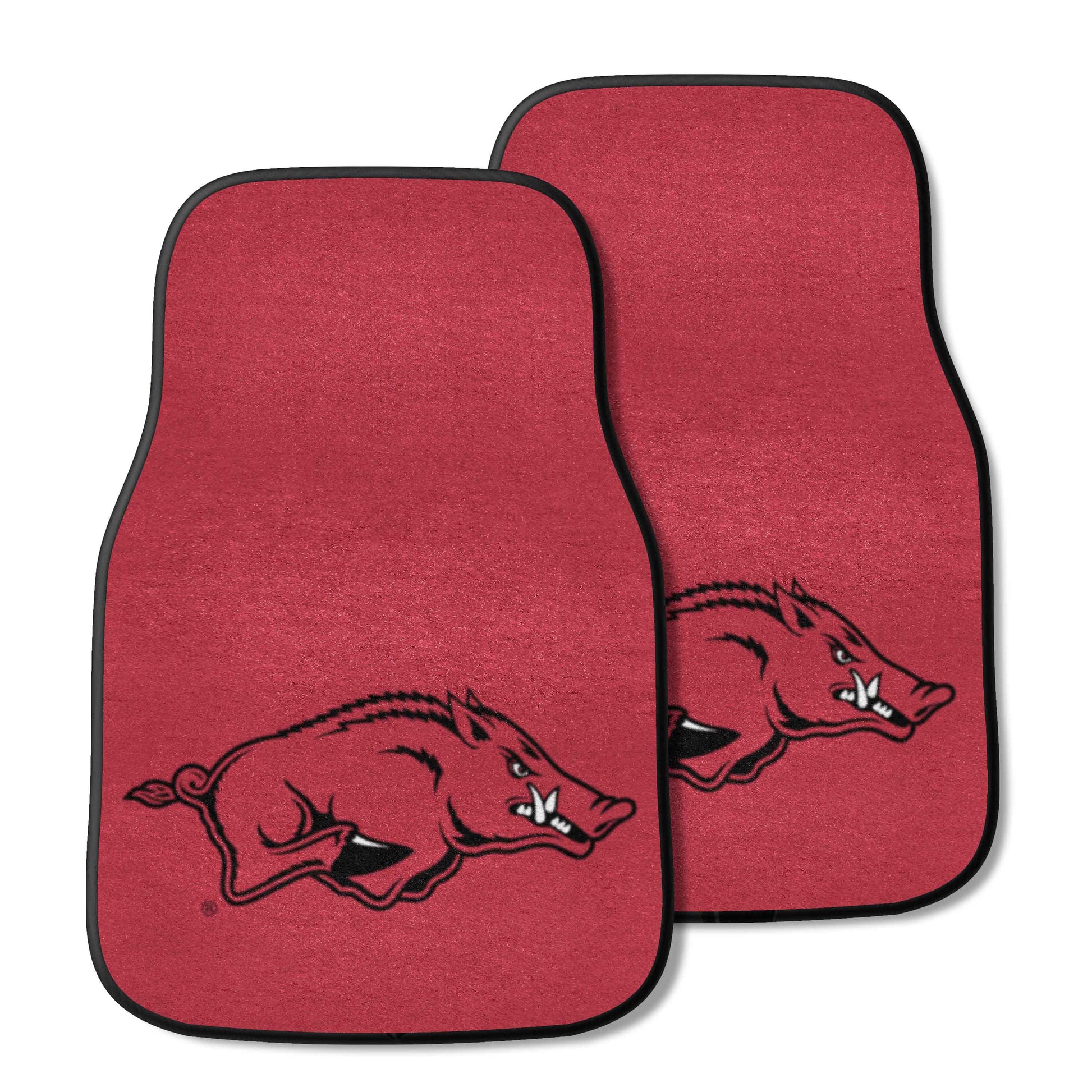 University of Arkansas 2-pc Carpet Car Mat Set