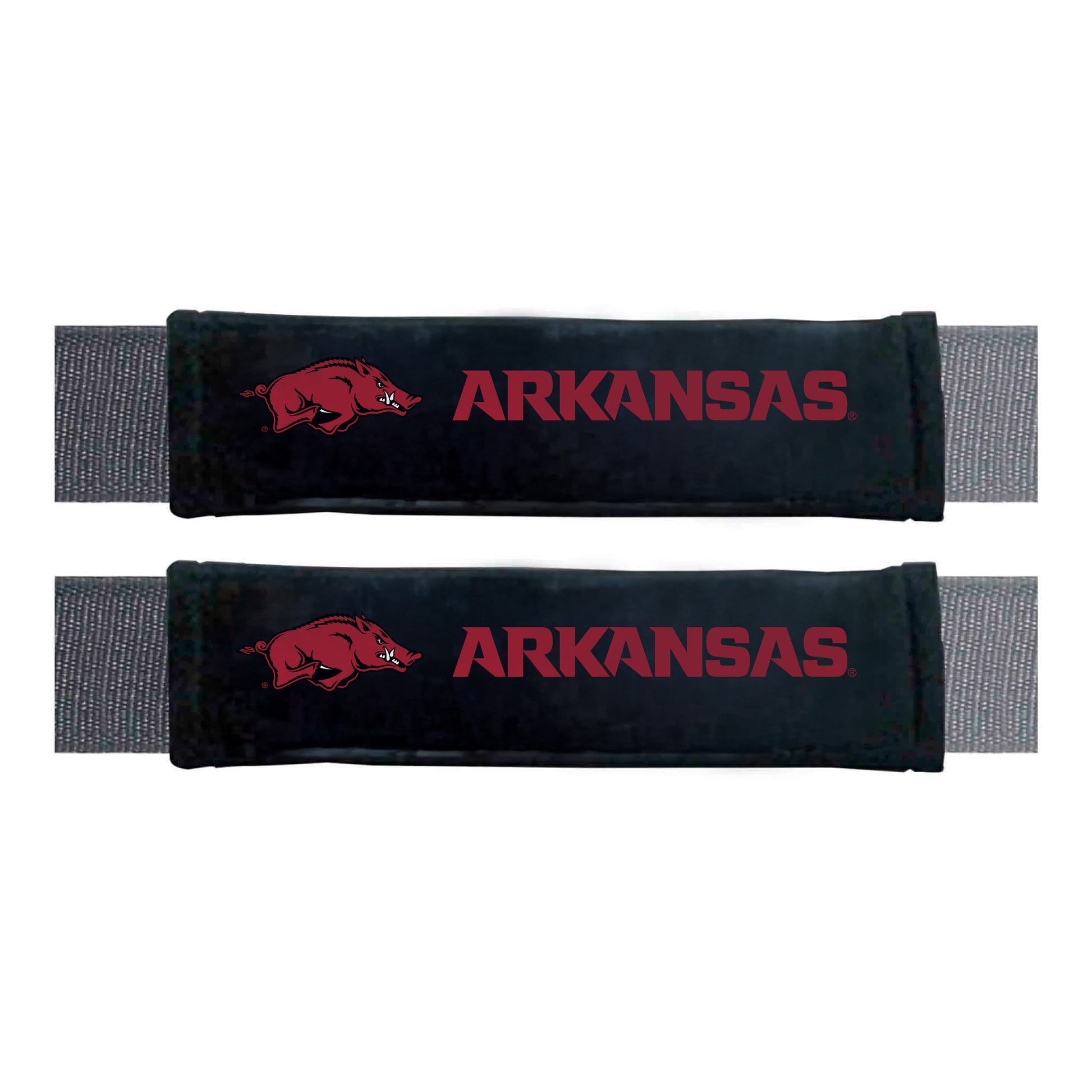 Arkansas 2pc Embrd Seatbelt Pad Set