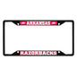 University of Arkansas Black License Plate Frame
