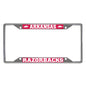 University of Arkansas Chrome License Plate Frame
