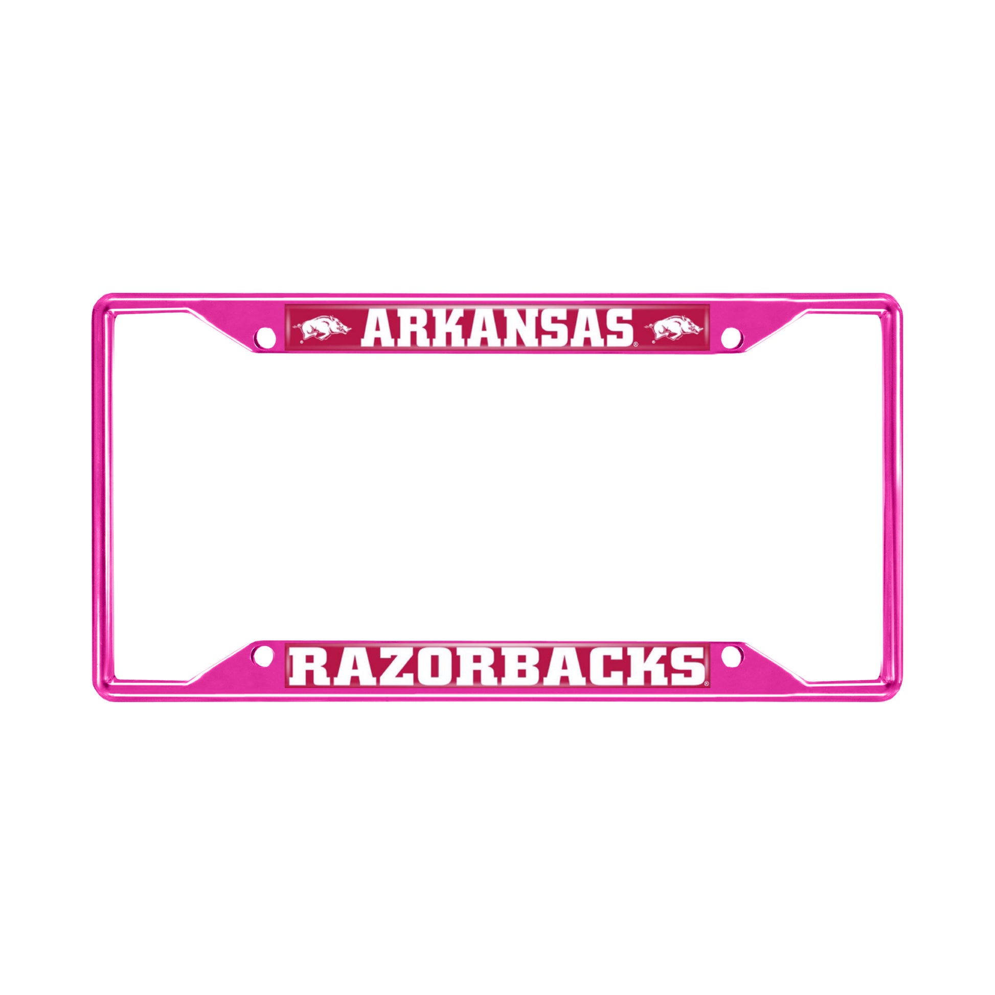 University of Arkansas-Pink License Plate Frame