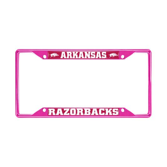 University of Arkansas-Pink License Plate Frame