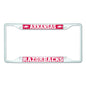 University of Arkansas-White License Plate Frame