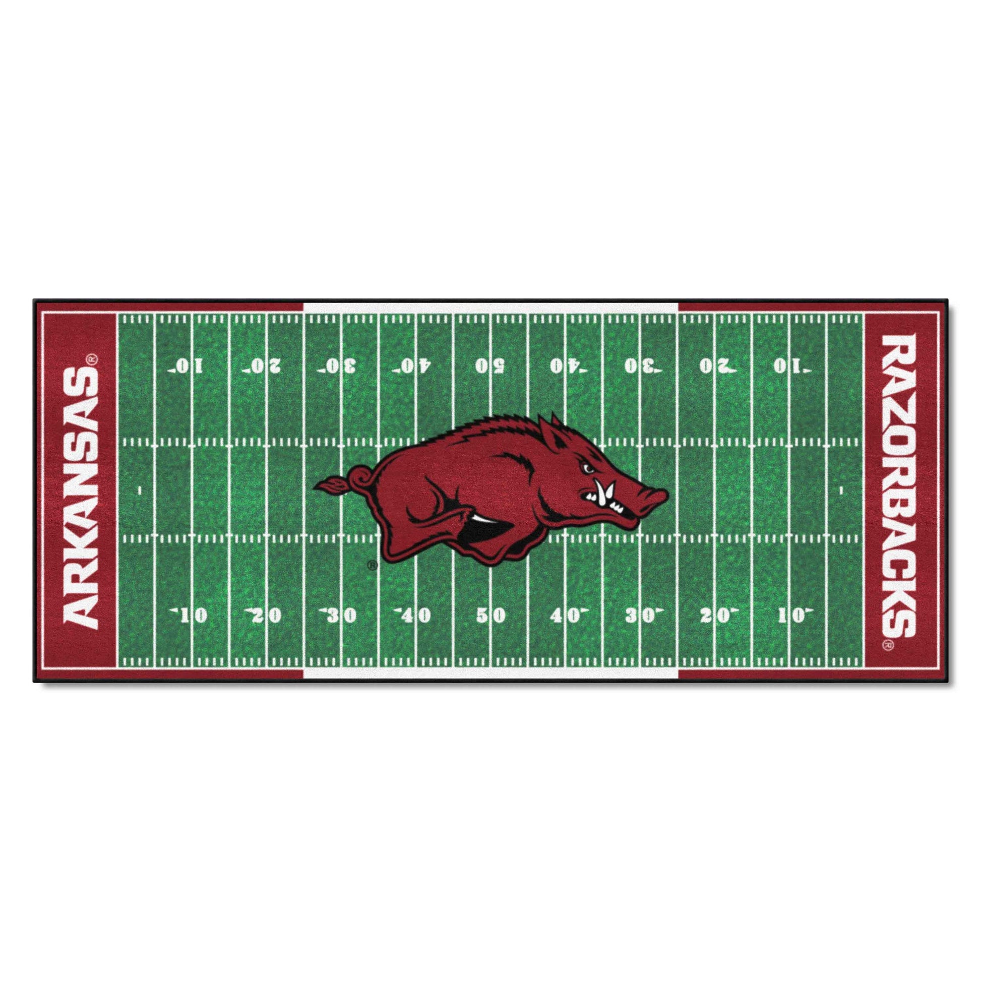 University of Arkansas Football Field Runner