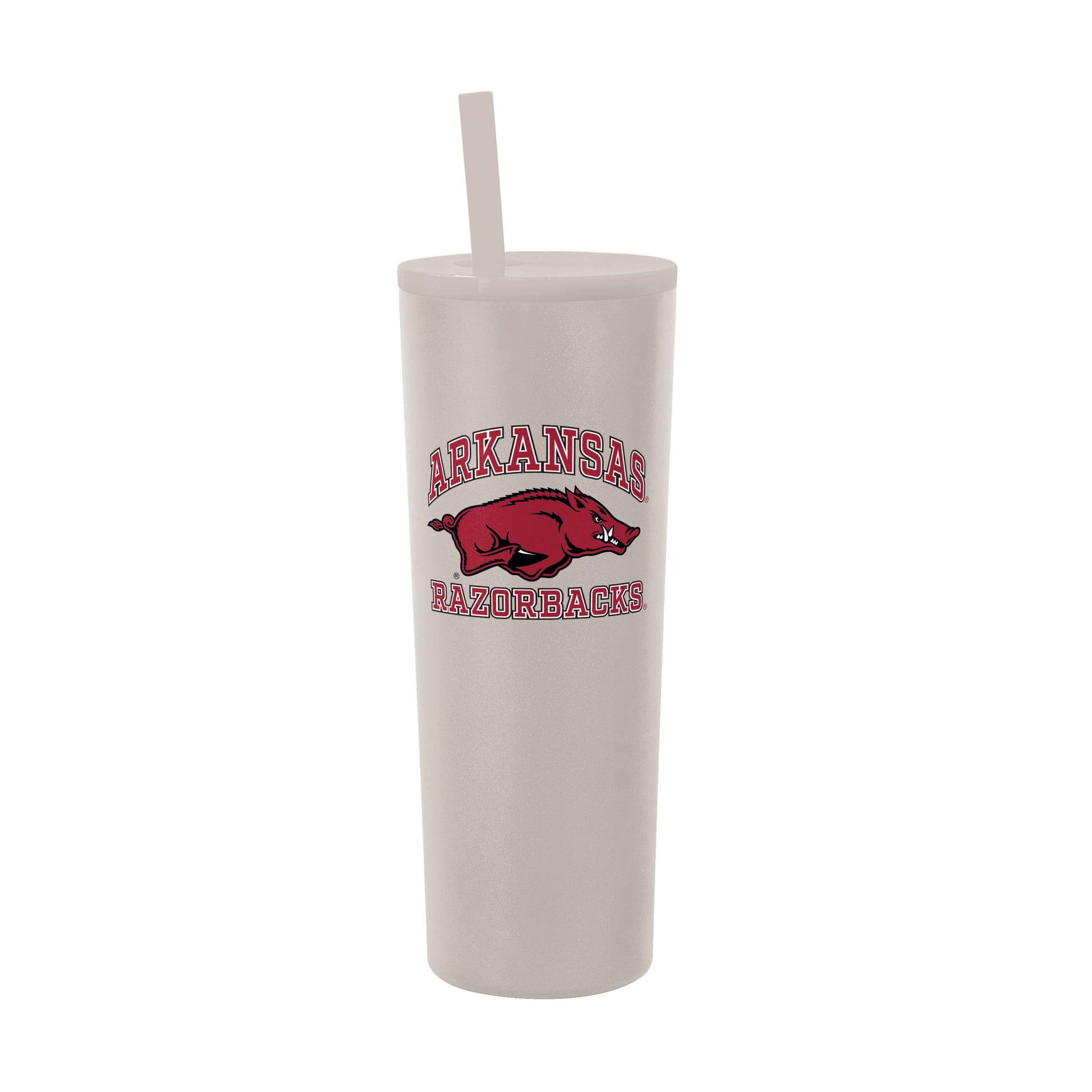 Arkansas 30oz Athletic SS Straw Tumbler