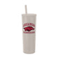 Arkansas 30oz Athletic SS Straw Tumbler