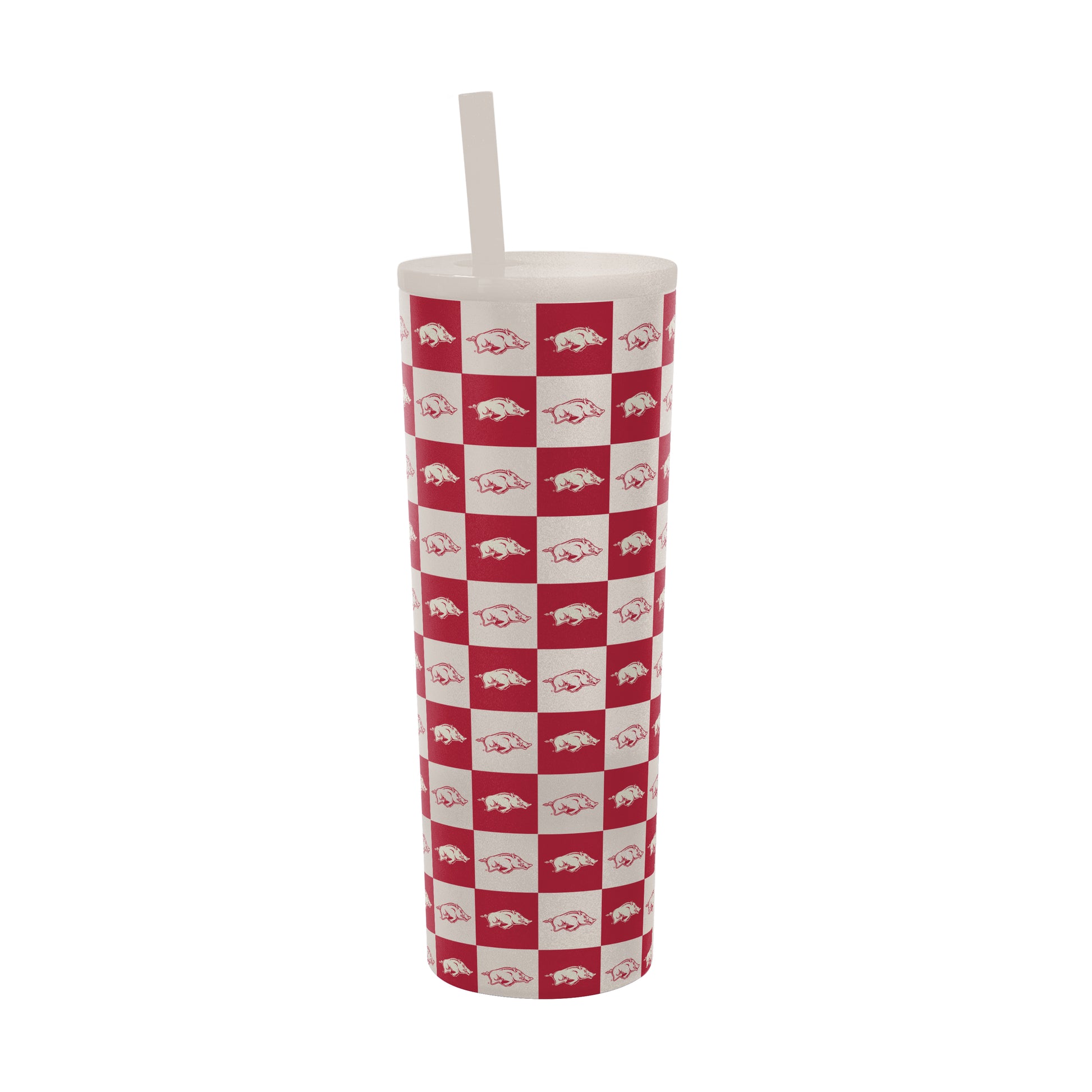 Arkansas 30oz Gridiron SS Straw Tumbler