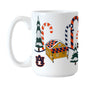 Auburn Aubie Claus 15oz Sublimated Mug