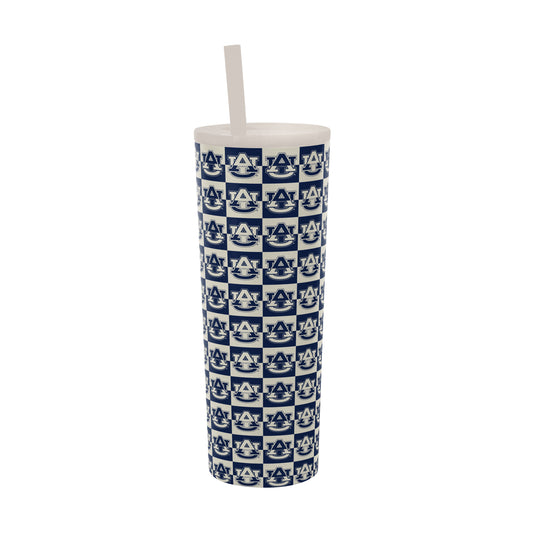 Auburn 30oz Gridiron SS Straw Tumbler