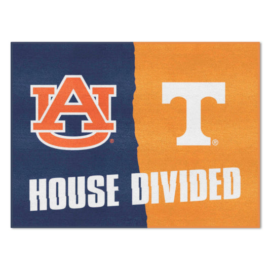 House Divided Mat - Auburn / Tennessee