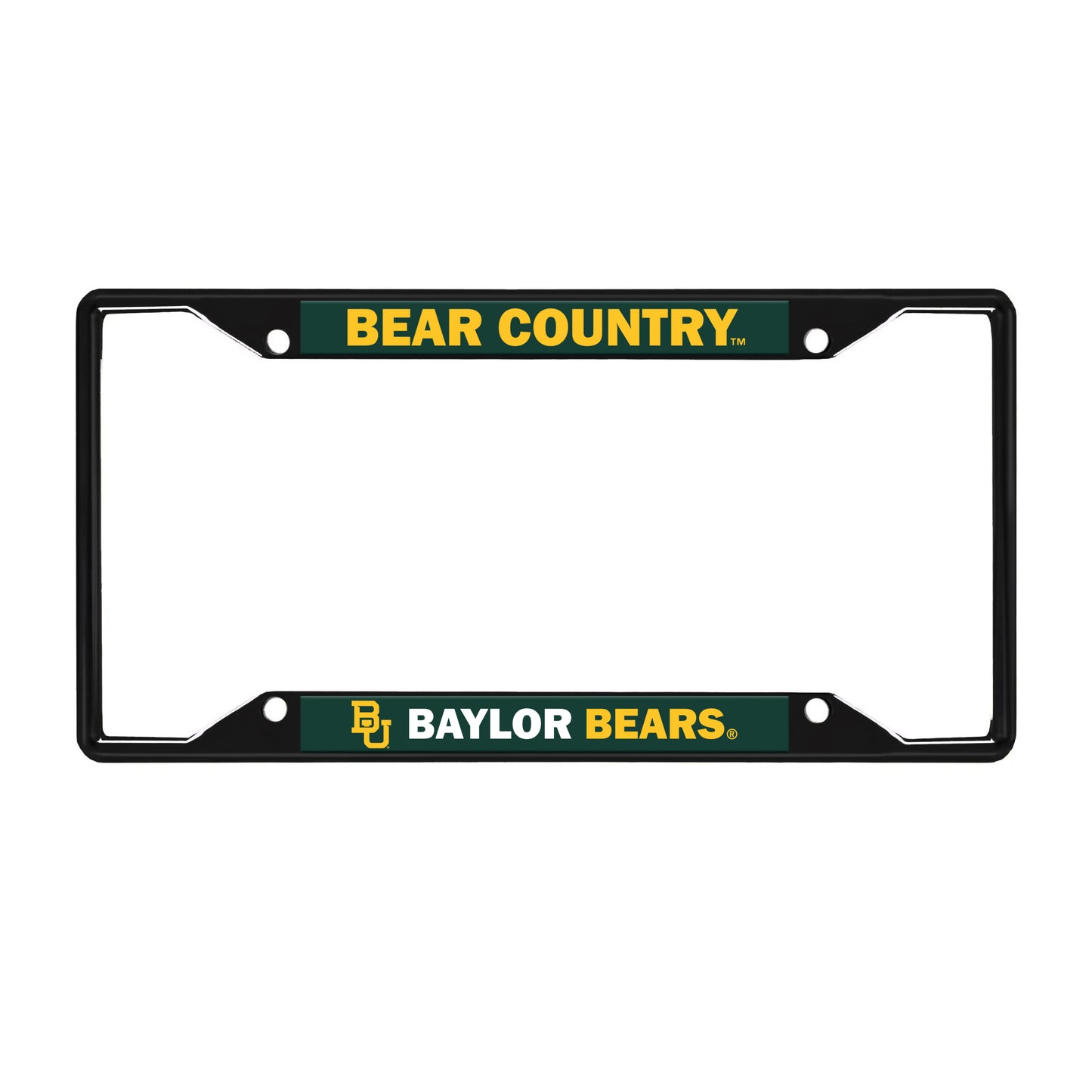 Baylor License Black Trinity Plate Frame