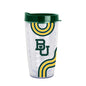 Baylor 16oz Waves Dbl Wall Clear Tumbler