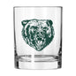 Baylor Growling Bear 14oz Rocks Glass