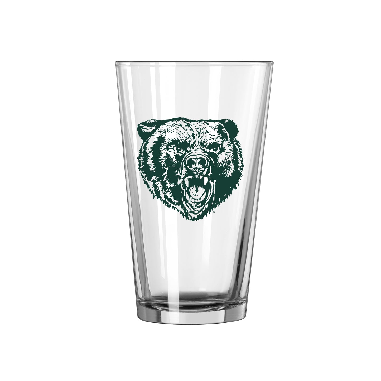 Baylor Growling Bear 16oz Pint Glass