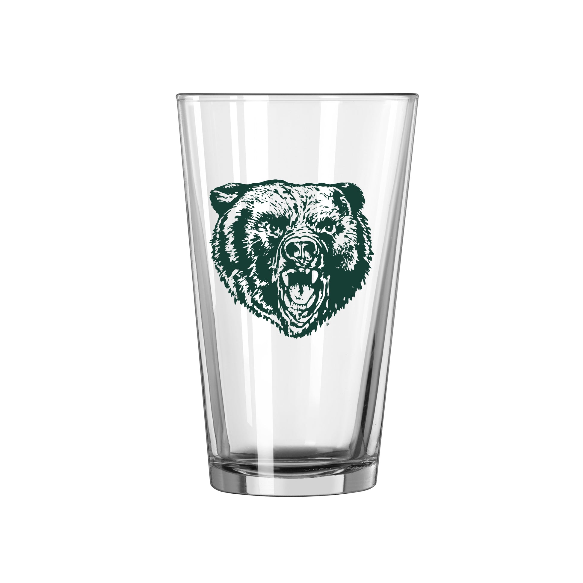 Baylor Growling Bear 16oz Pint Glass