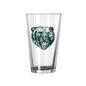 Baylor Growling Bear 16oz Pint Glass
