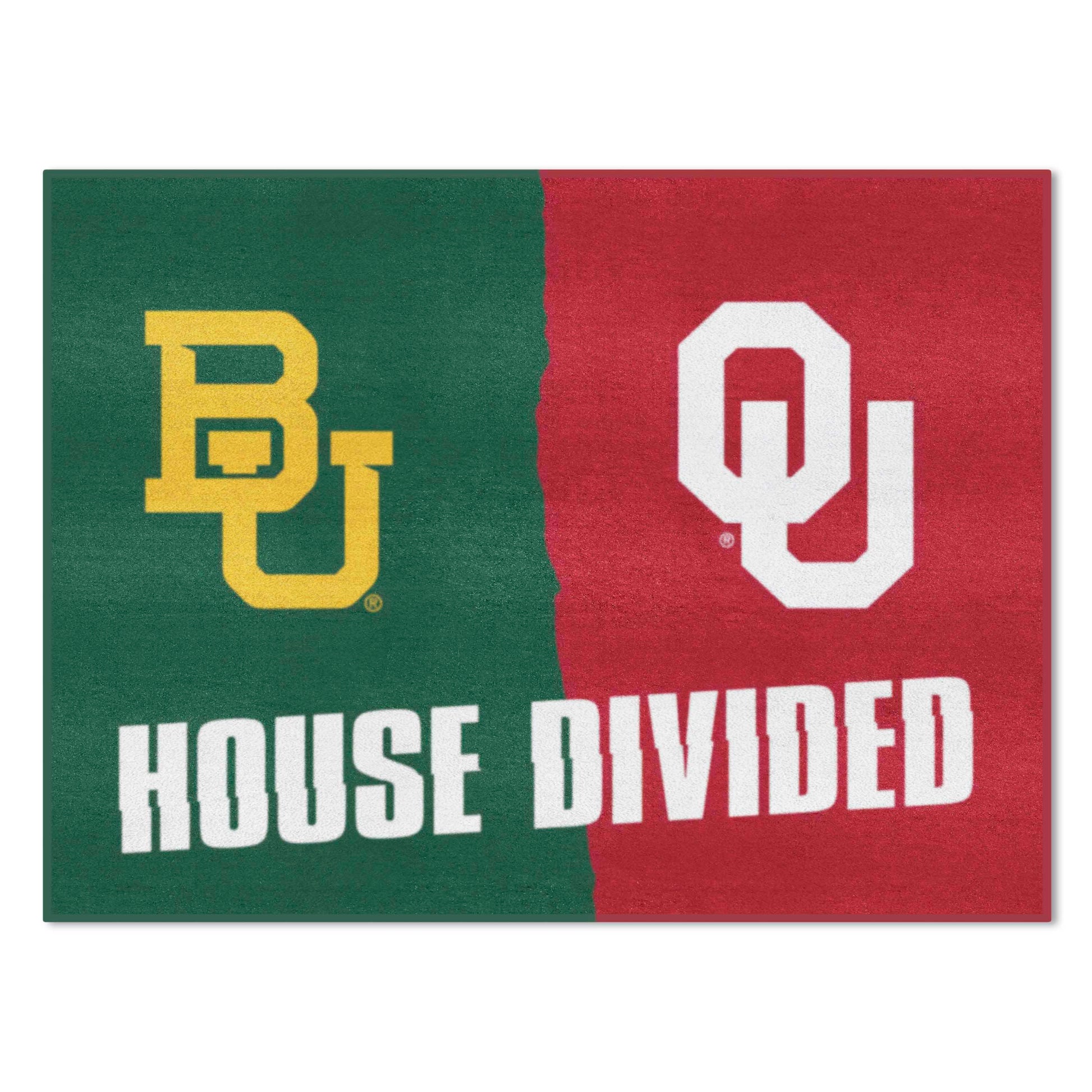 House Divided Mat - Baylor / Oklahoma