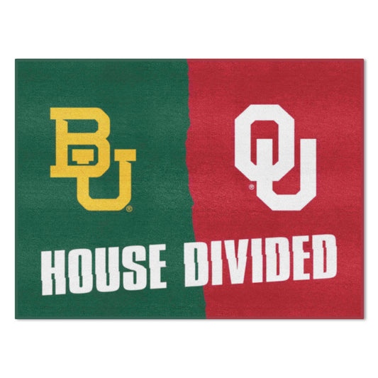 House Divided Mat - Baylor / Oklahoma