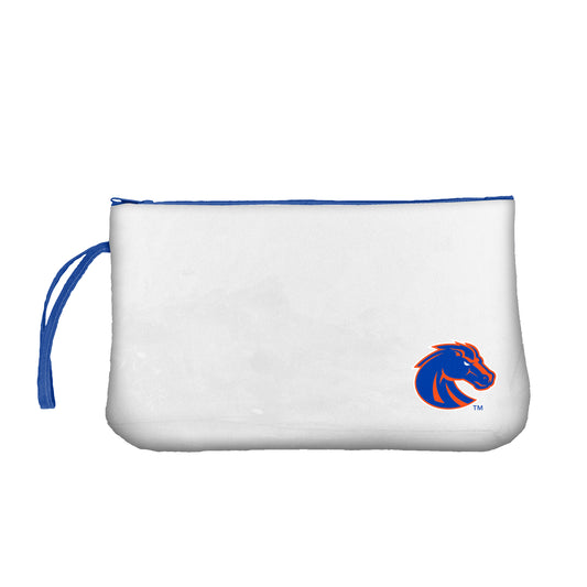 Boise State Clear Wristlet
