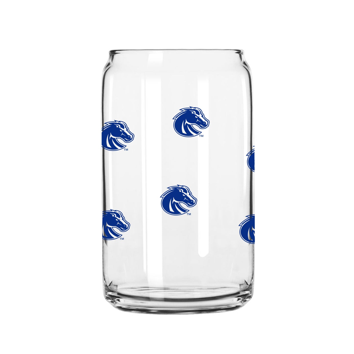 Boise State 16oz Repeating Can Glass