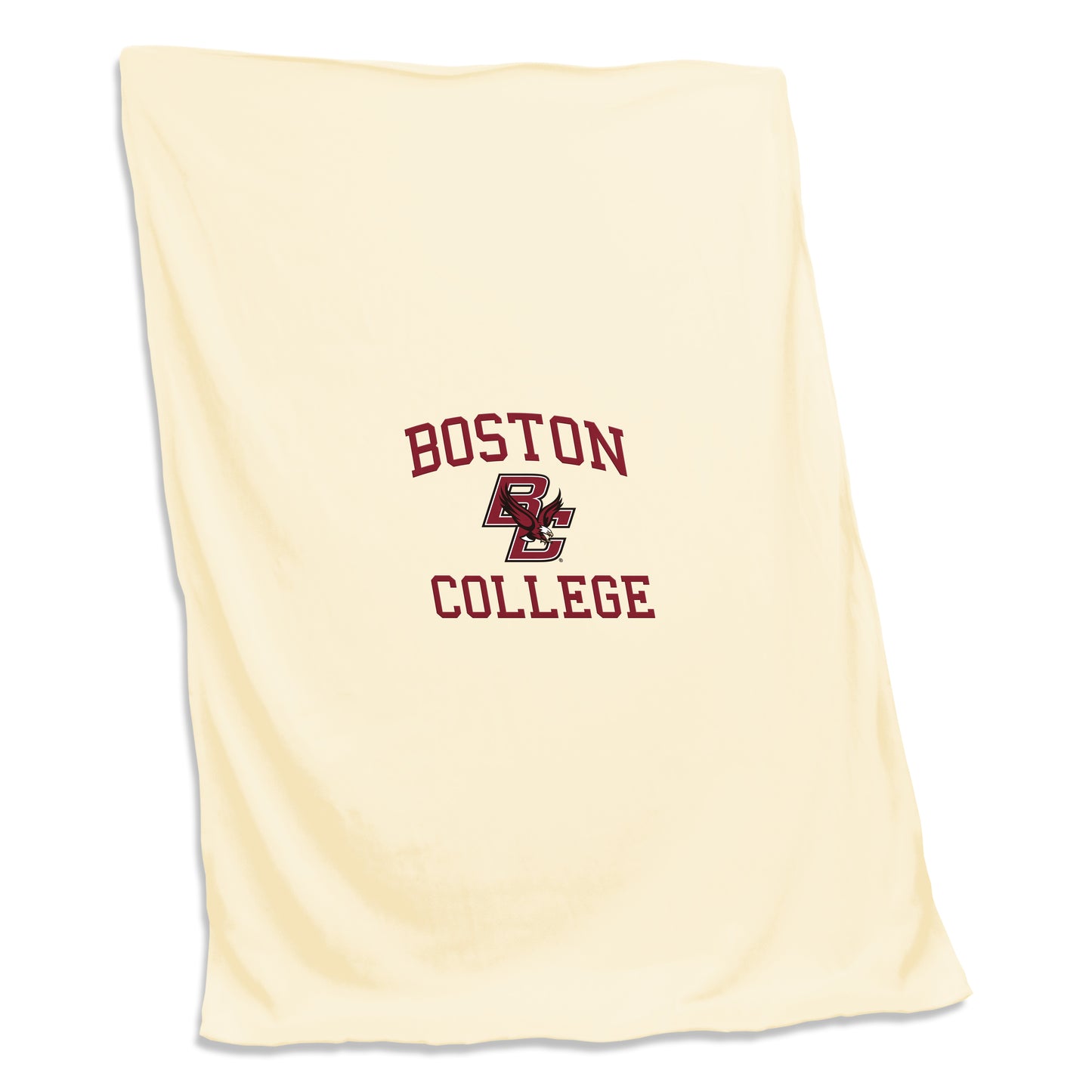 Boston College Oatmeal Screened Sweatshirt Blanket