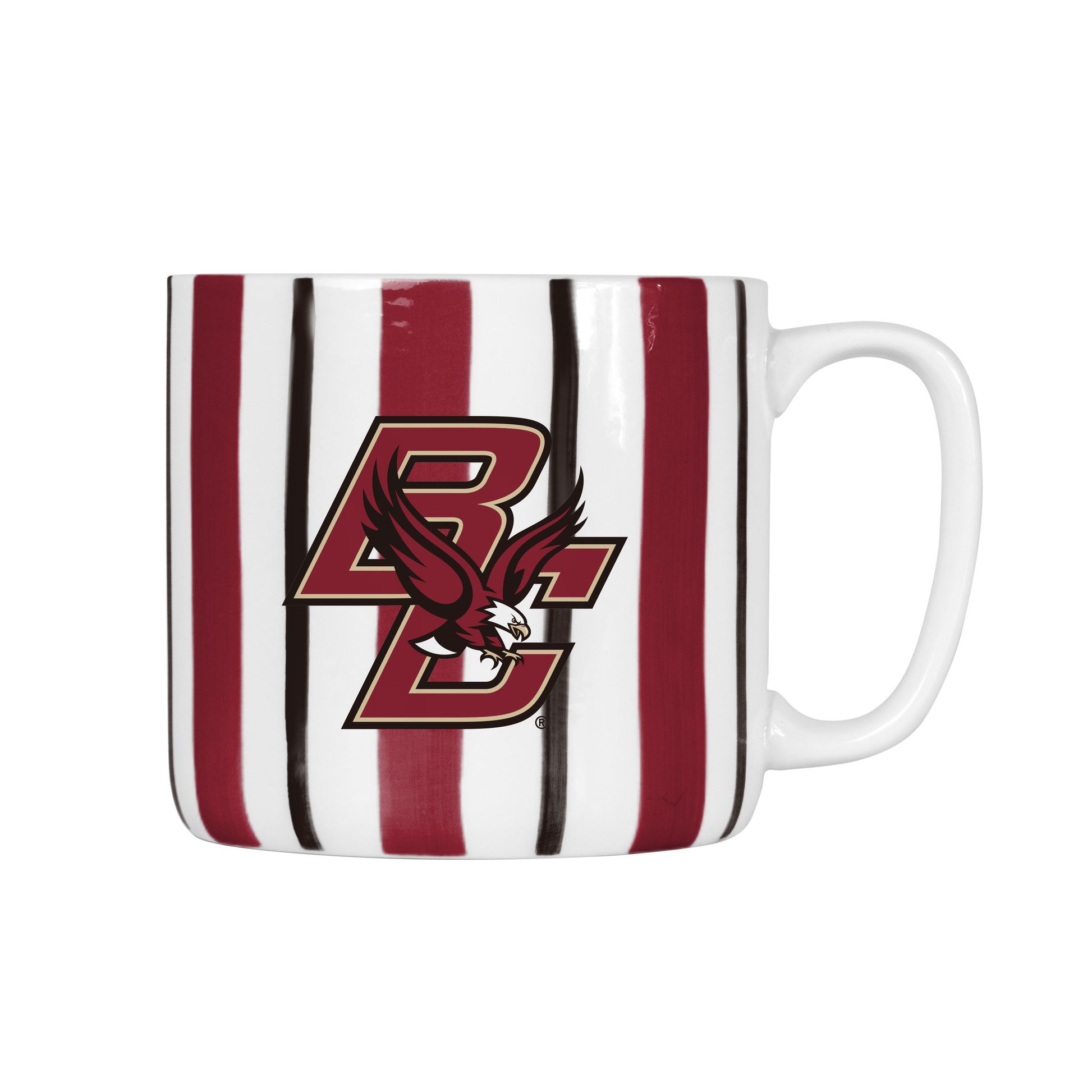 Boston College 16oz Brushstroke Stripe Mug