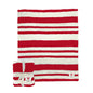 Ball State Cable Knit Throw 50x60