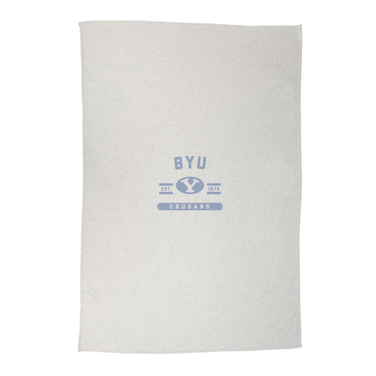 BYU Sublimated Sweatshirt Blanket