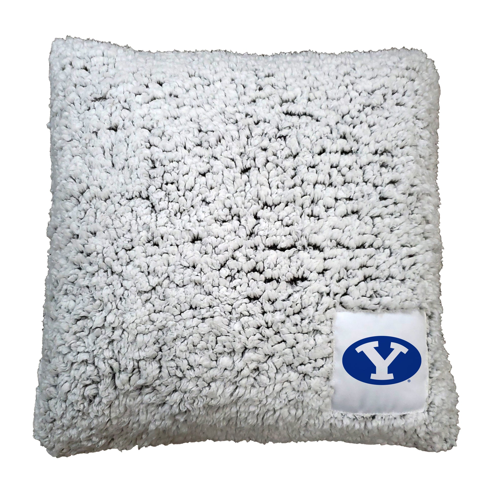 BYU Frosty Throw Pillow