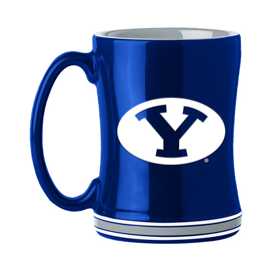 Brigham Young 14oz Relief Mug