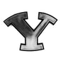 Brigham Young University Plastic Chrome Emblem