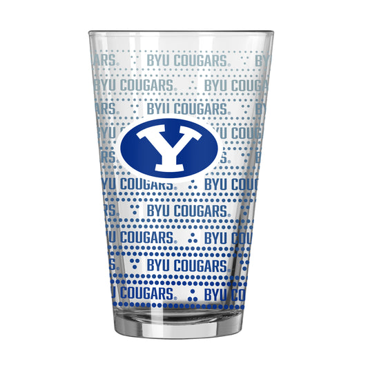 BYU 16oz Chant Fade Pint Glass