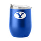 BYU 16oz Flipside Powder Coat Curved Bev