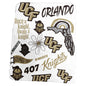 Central Florida Classic Native Fleece Throw