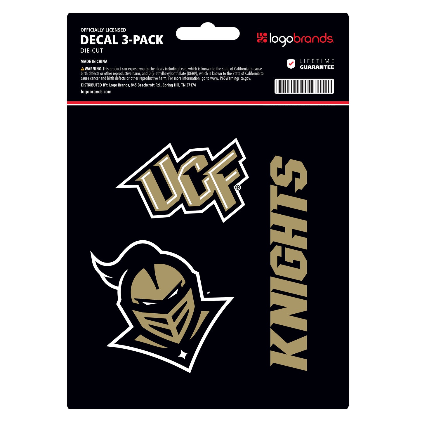 Central Florida Decal Stickers 3 Pack