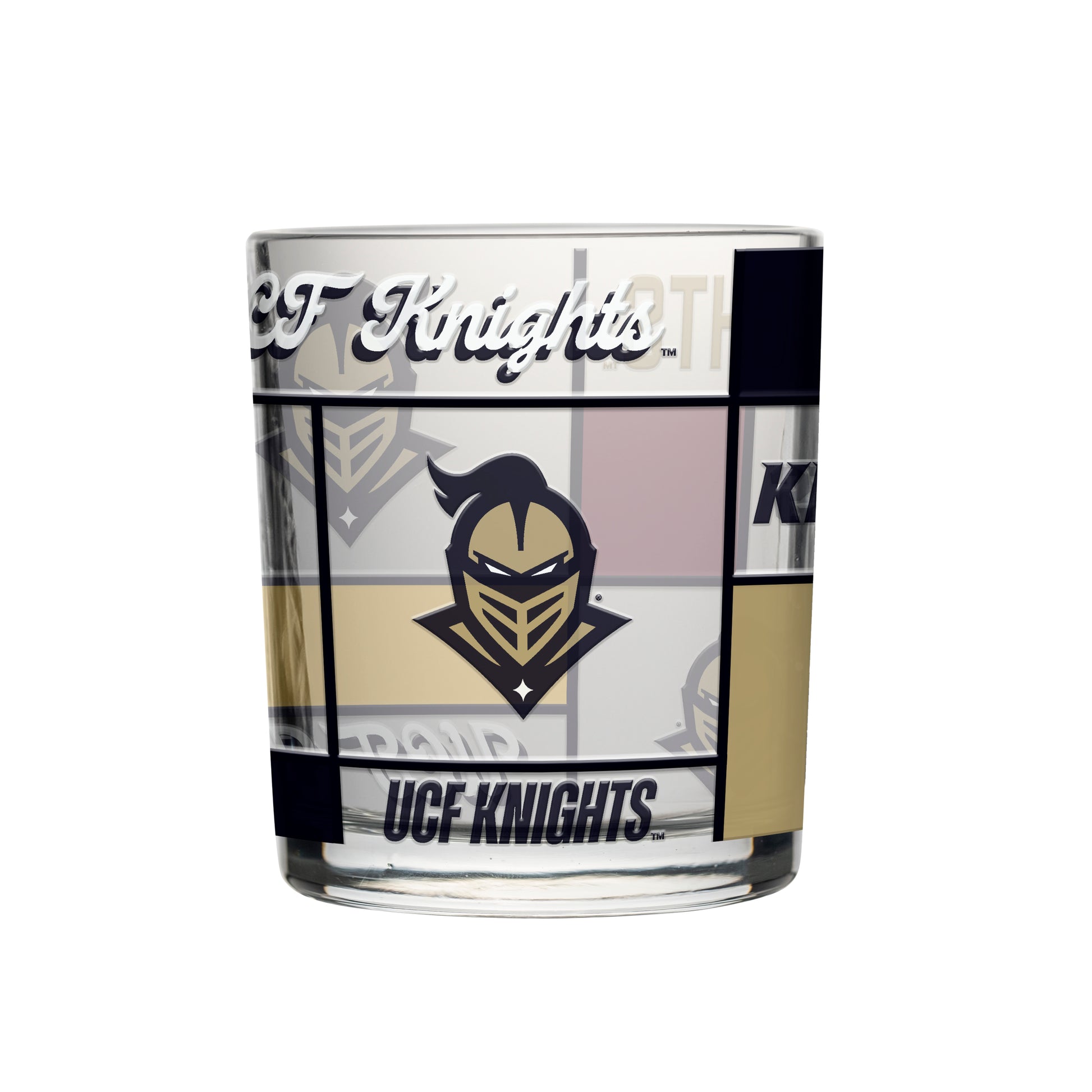 Central Florida 12oz Quilted Stained Rocks Glass