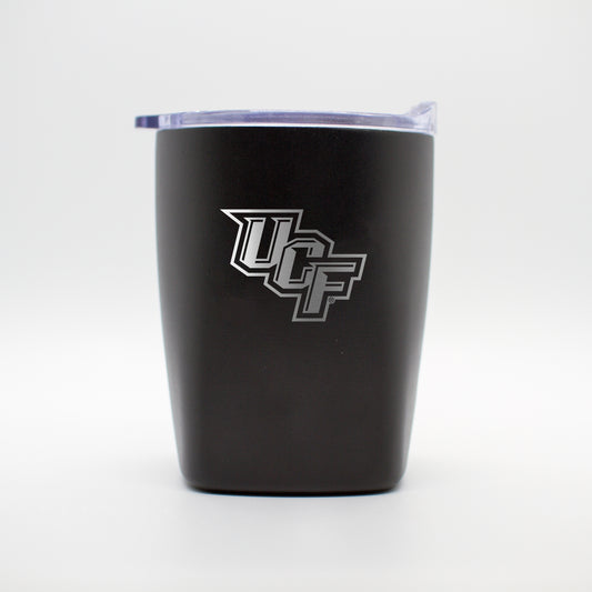 Central Florida 10oz Black Etch Powdercoat Rocks Tumbler
