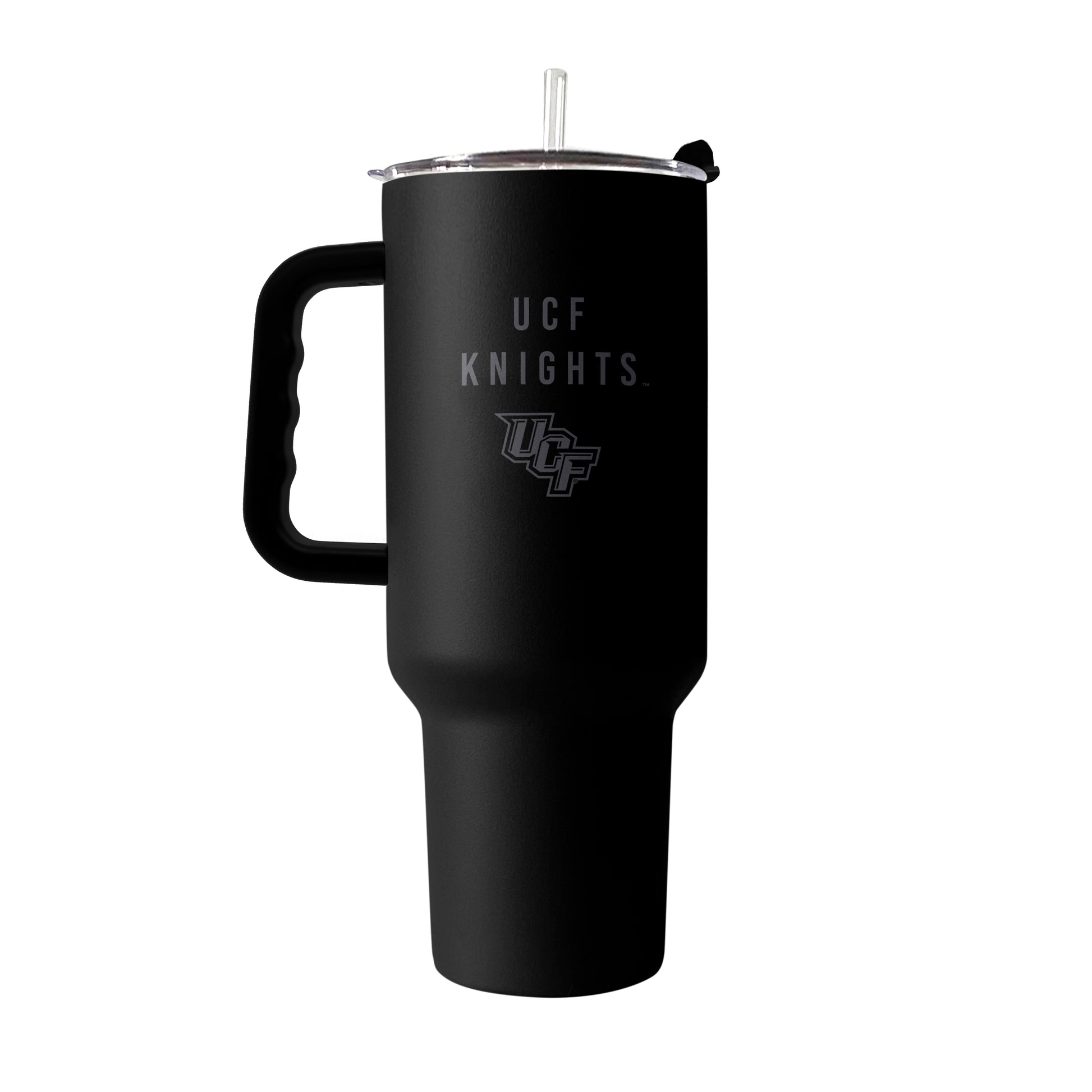 Central Florida 40oz Black Tonal Powder Coat Tumbler