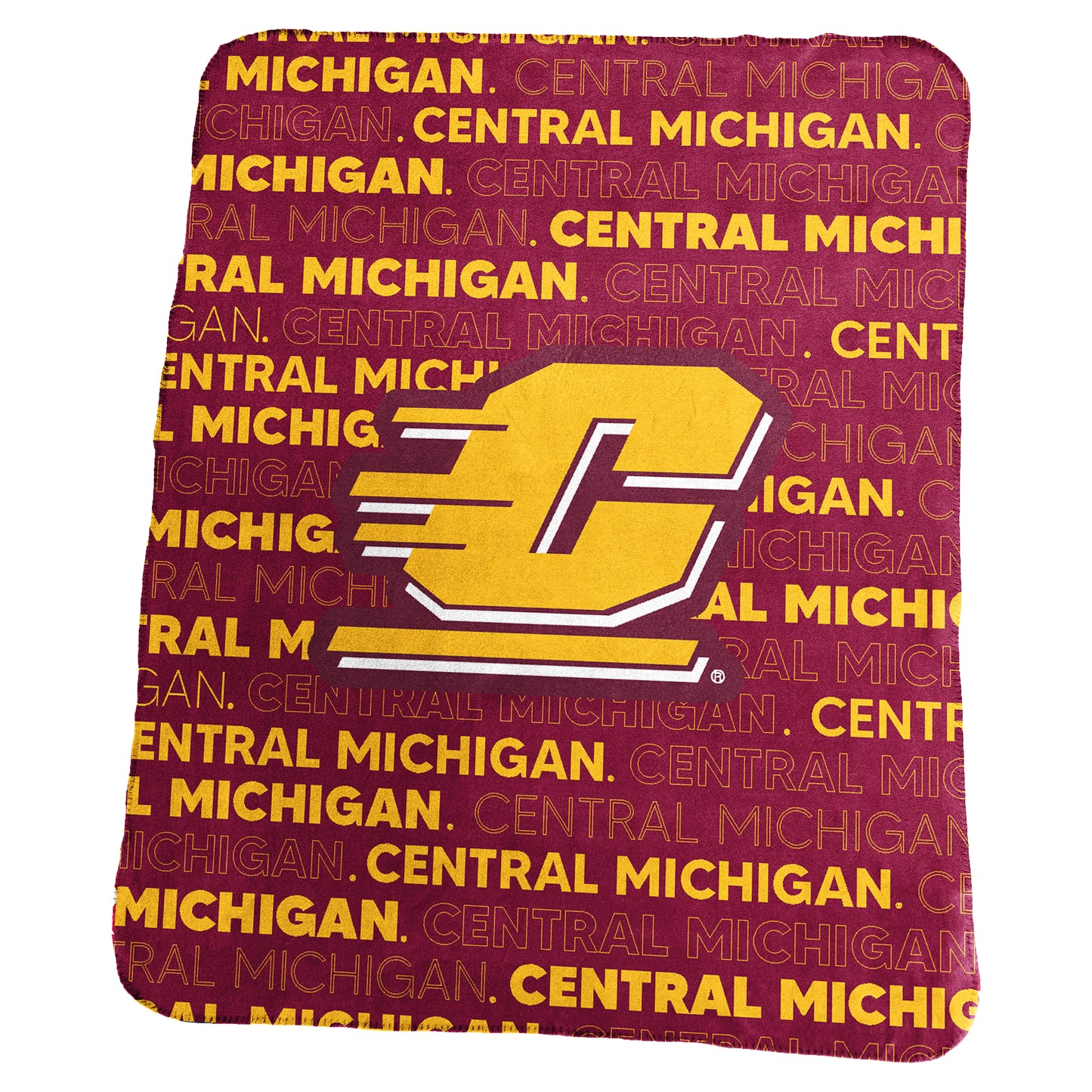 Central Michigan Classic Fleece Throw