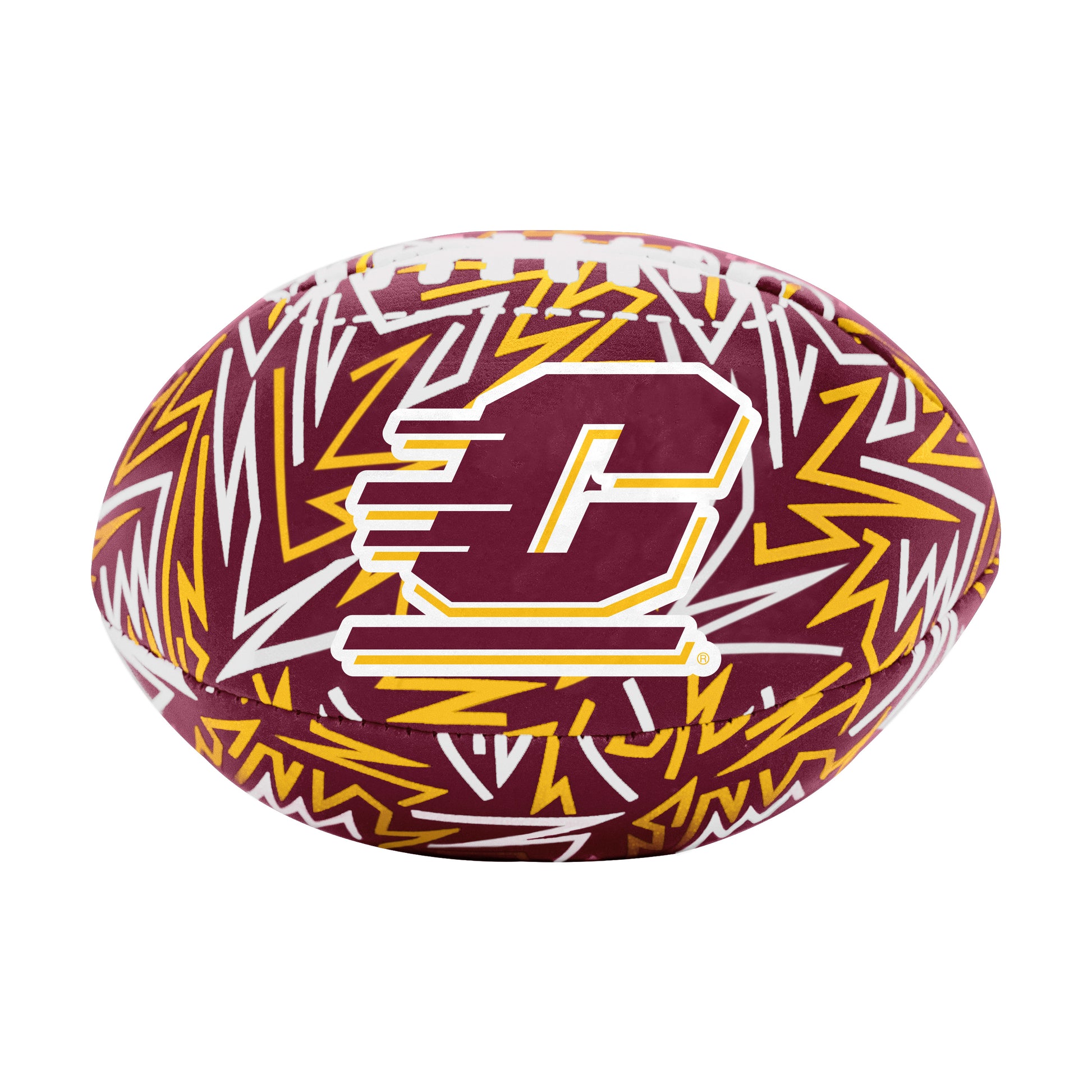 Central Michigan Micro Graffiti Soft Football