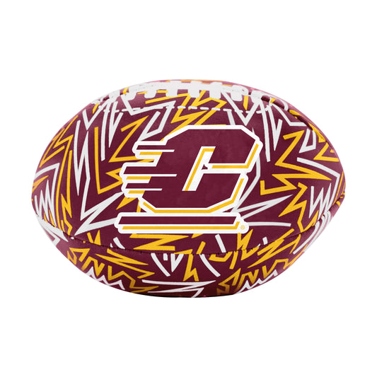 Central Michigan Micro Graffiti Soft Football