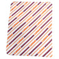 Clemson Classic Vertical Stripe Fleece Throw