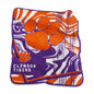 Clemson Swirl Raschel Throw