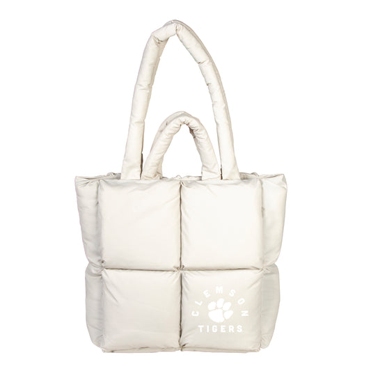 Clemson Puff Tote